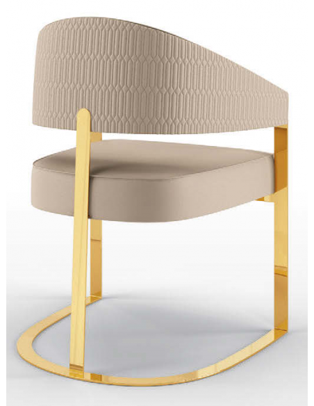 Dining Chairs Luxurious Golden Clouds Dining Chair