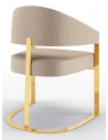 Dining Chairs Luxurious Golden Clouds Dining Chair