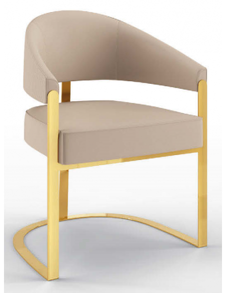 Luxurious Golden Clouds Dining Chair 