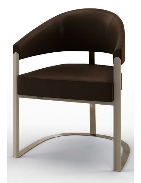 Deluxe Kick of Espresso Dining Chair