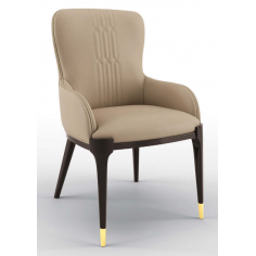 Dining Chairs High End Abalone Gray Dining Armchair