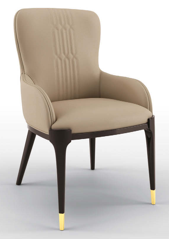 Dining Chairs High End Abalone Gray Dining Armchair