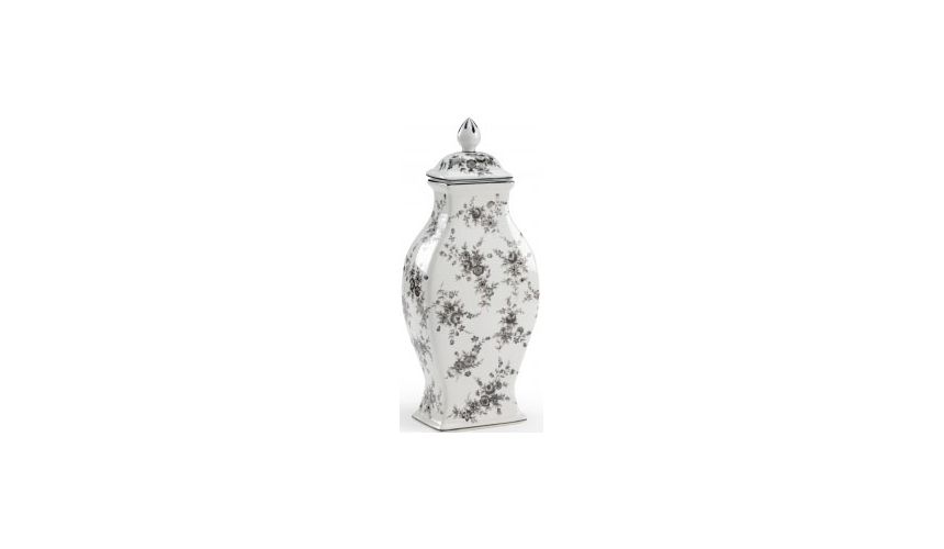 Decorative Accessories Curvy Porcelain Pot