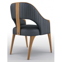 Dining Chairs Contemporary Temptress Blue Dining Armchair 2