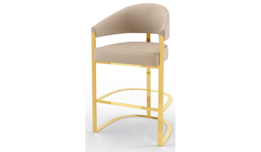 High End Golden Path Bar Stool