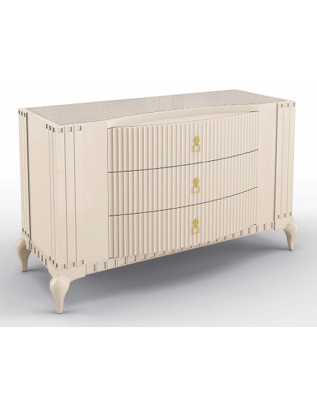 Contemporary Grecian Temple Chest Of Drawers