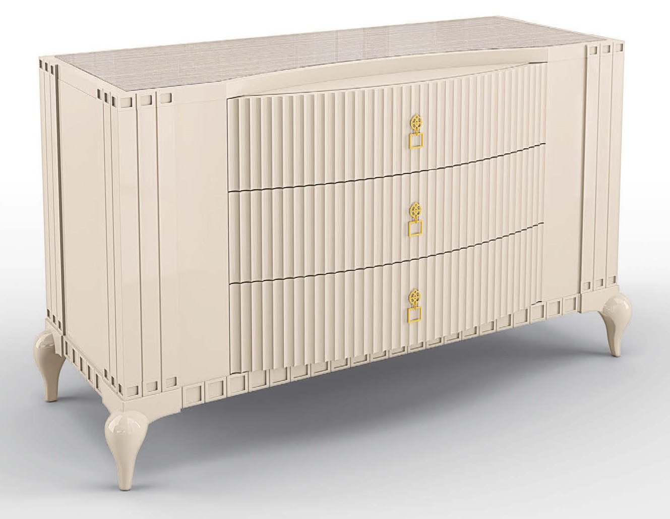 Chest of Drawers Contemporary Grecian Temple Chest Of Drawers