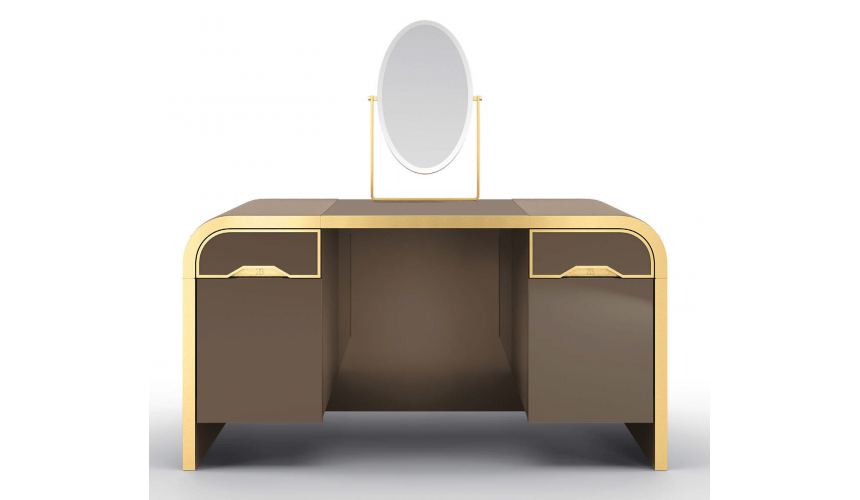 Dressing Vanities & Furnishings Beautiful Golden Saddlebury Dressing Table