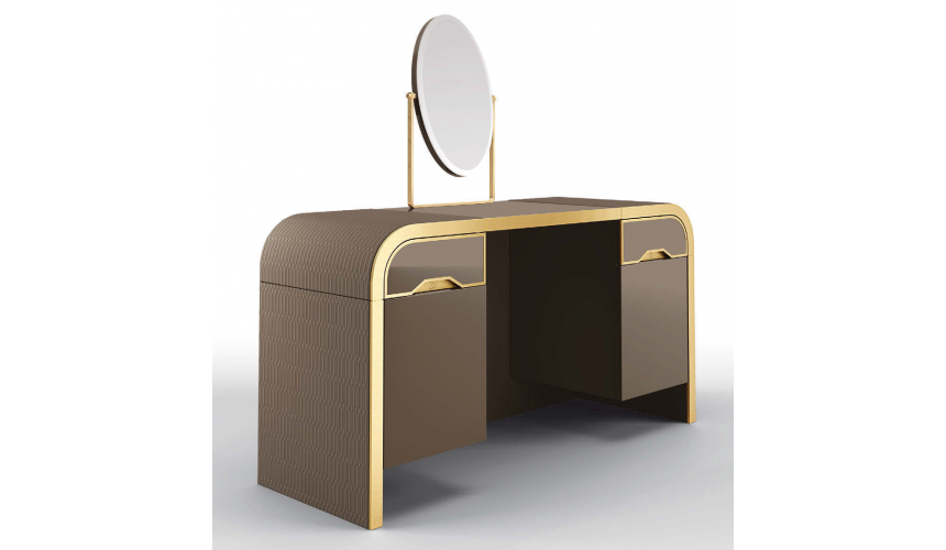 Dressing Vanities & Furnishings Beautiful Golden Saddlebury Dressing Table