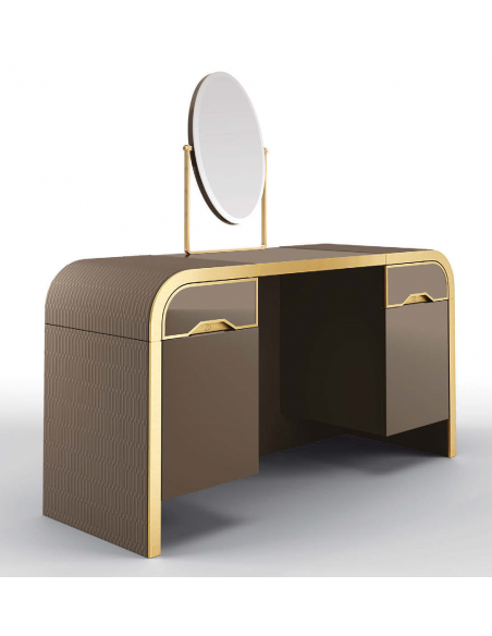 Dressing Vanities & Furnishings Beautiful Golden Saddlebury Dressing Table