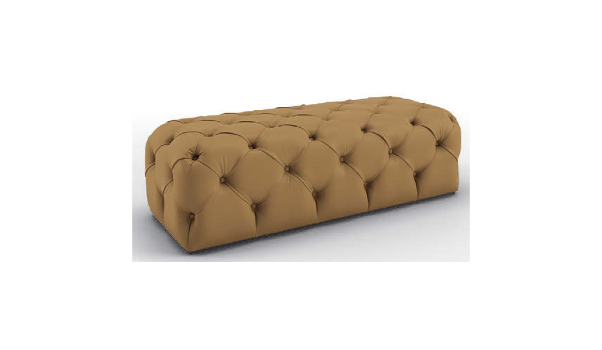 SETTEES, CHAISE, BENCHES Luxurious Toffee and Caramel Bench