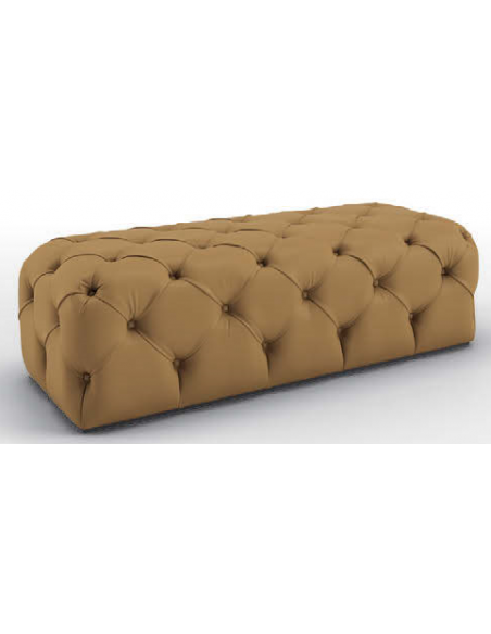 SETTEES, CHAISE, BENCHES Luxurious Toffee and Caramel Bench