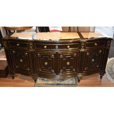 Breakfronts & China Cabinets High end dining room breakfront. Marble top 2