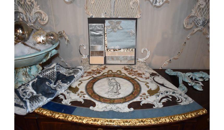 Furniture Masterpieces Embroidered custom made draperies 433