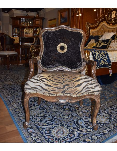 High style Tiger print chair. 230