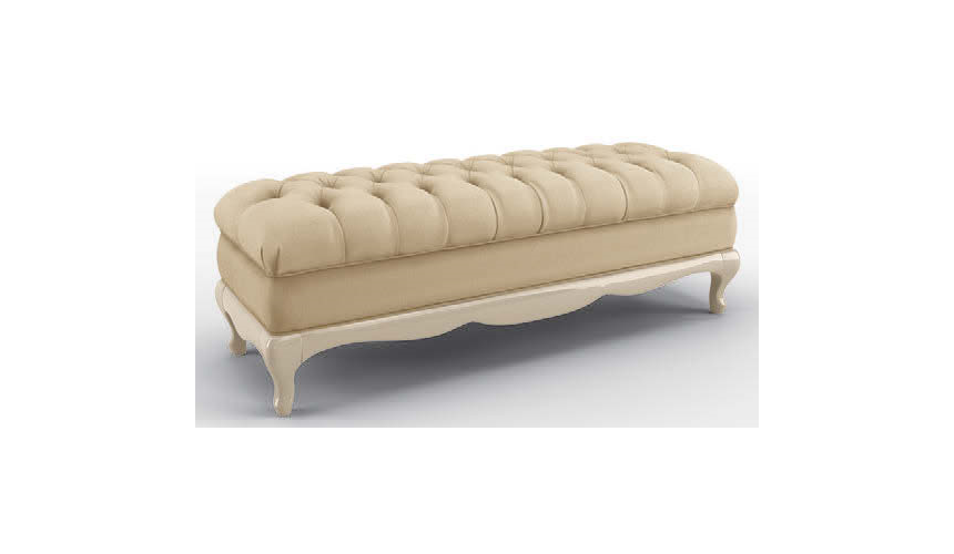 SETTEES, CHAISE, BENCHES Gorgeous Mellowed Ivory Bench