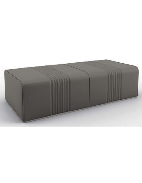 SETTEES, CHAISE, BENCHES Gorgeous Strokes of Graphite Bench