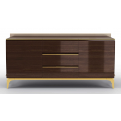 Breakfronts & China Cabinets Gorgeous Morning Espresso Sideboard