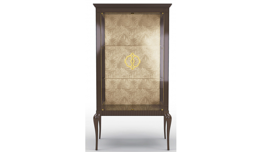 Display Cabinets and Armories Luxurious Palms in the Breeze Display Cabinet