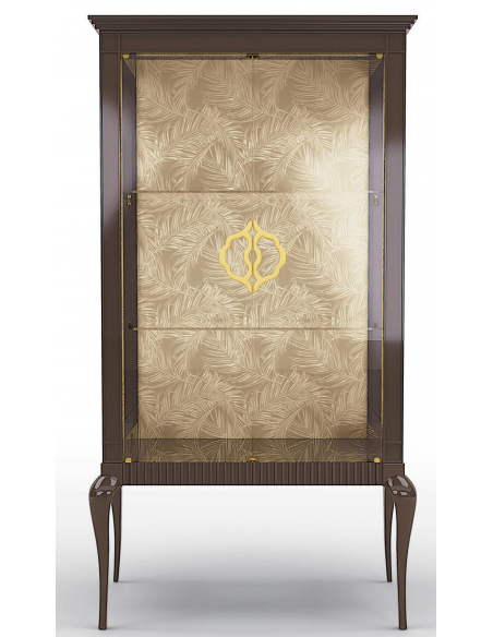 Display Cabinets and Armories Luxurious Palms in the Breeze Display Cabinet