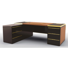 Executive Desks Gorgeous Butterscotch and Coco Desk 2