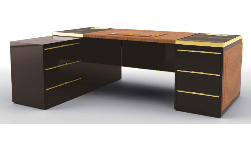 Executive Desks Gorgeous Butterscotch and Coco Desk