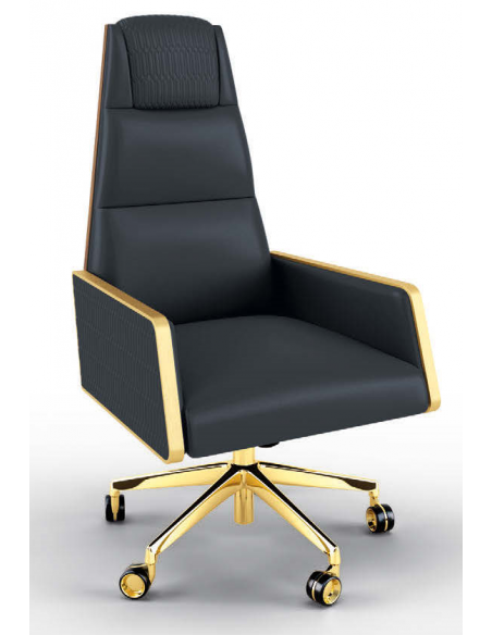 High End Refined Obsidian Office Chair