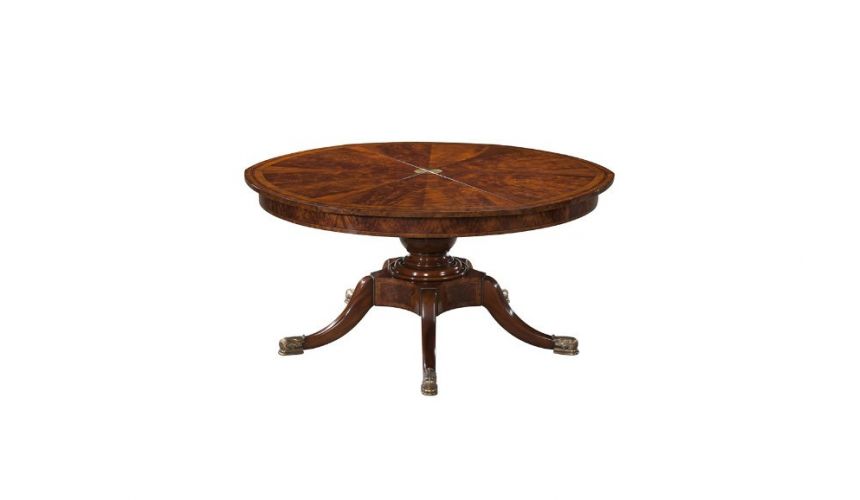 Round Extending Dining Tables Luxurious Golden Glow Dining Table