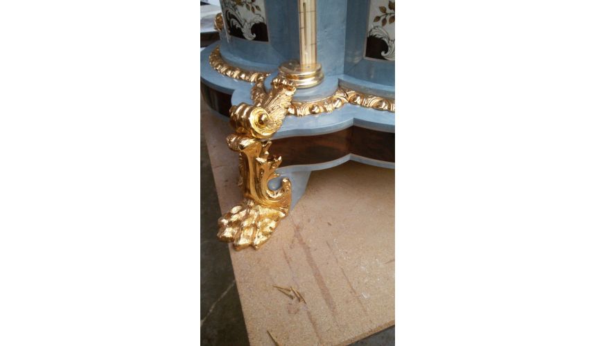 Dining Tables Luxury dining furniture. King Louis Collection Boulle marquetry work.