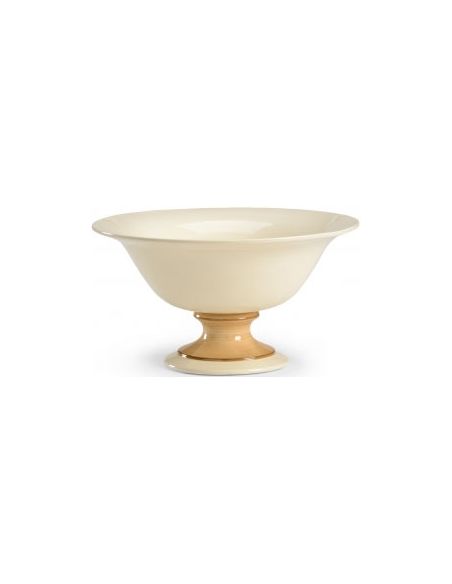 Euro Ceramic Bowl with Pedestal Vase