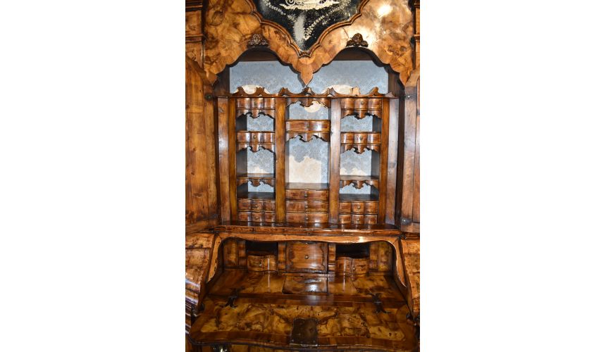 Showroom Items  Venetian Secretary Desk With Cabinet.