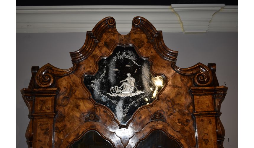 Showroom Items  Venetian Secretary Desk With Cabinet.