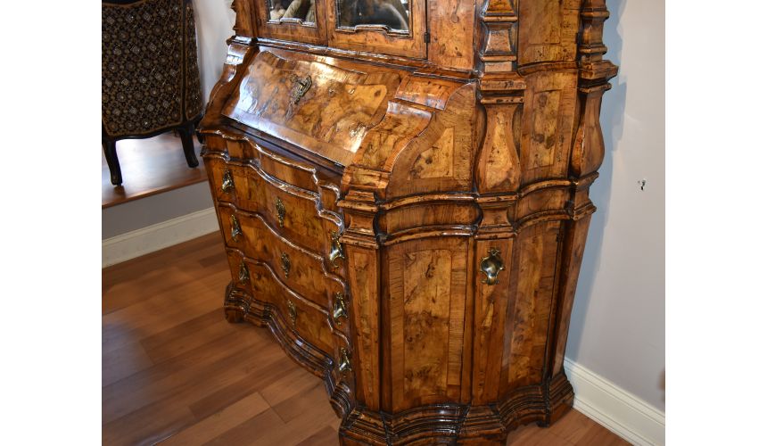 Showroom Items  Venetian Secretary Desk With Cabinet.