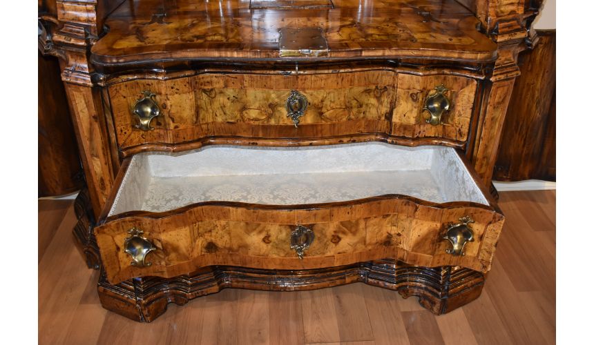 Showroom Items  Venetian Secretary Desk With Cabinet.