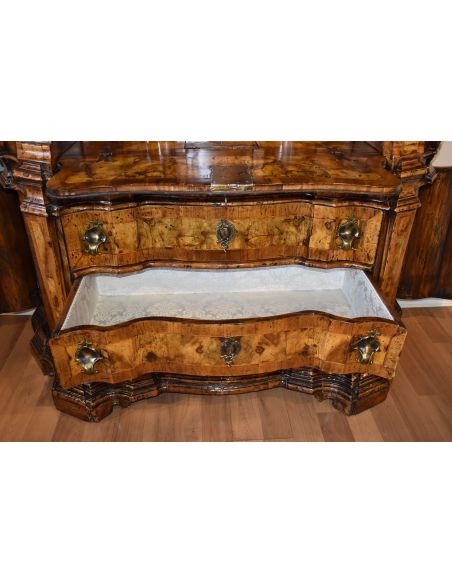 Showroom Items  Venetian Secretary Desk With Cabinet.