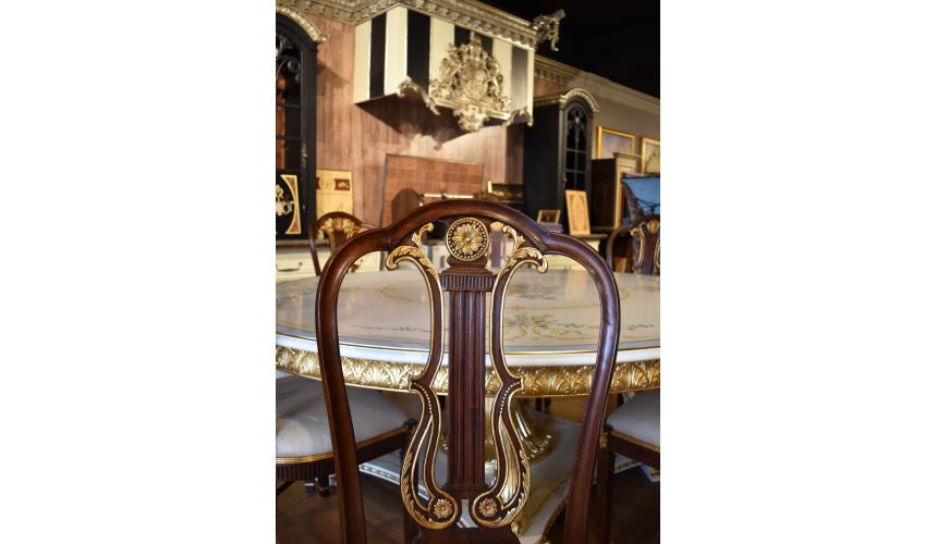 Handmade Italian Luxury Furniture Perfect formal dining set for an exceptional dining room
