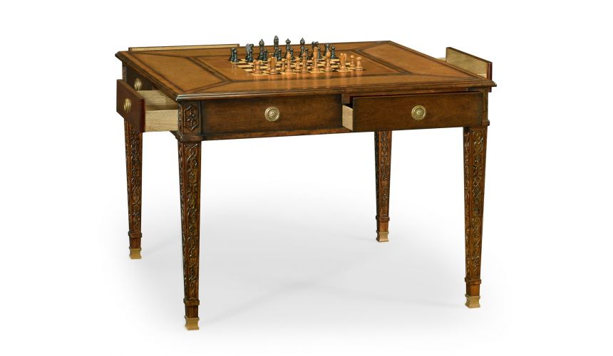 Decorative Accessories Luxurious Home Accents Leather Game Table