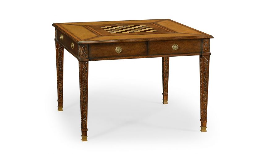 Decorative Accessories Luxurious Home Accents Leather Game Table