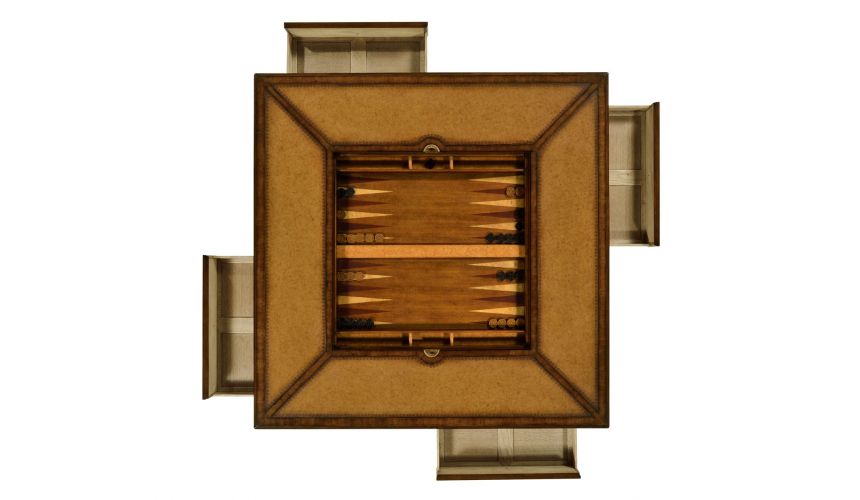 Decorative Accessories Luxurious Home Accents Leather Game Table