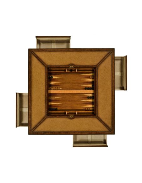Decorative Accessories Luxurious Home Accents Leather Game Table