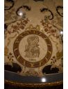 Dining Tables LUXURY FURNITURE CUSTOM MOTHER OF PEARL BOULLE ROUND DINING TABLE.