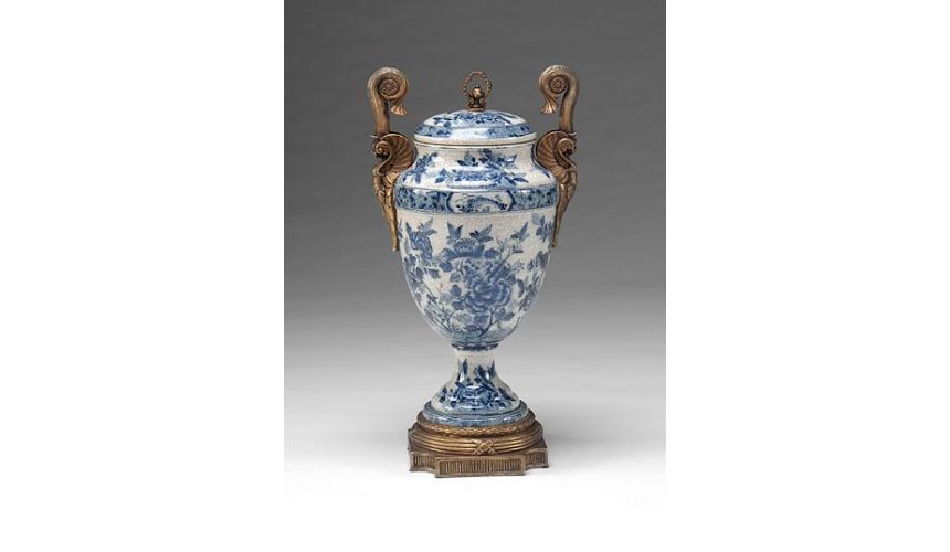 Decorative Accessories High Quality Furniture Porcelain Crackle Urn