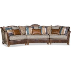 SECTIONALS - Leather & High End Upholstered Furniture High End Desert Skies Sofa