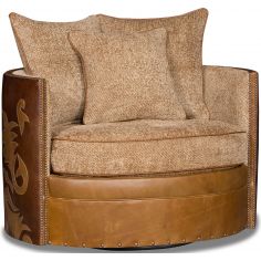 MOTION SEATING - Recliners, Swivels, Rockers Luxurious Sands of Time Swivel Armchair 2