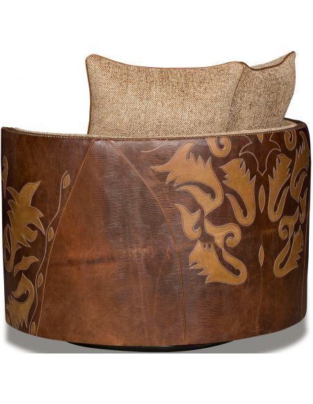Luxurious Sands of Time Swivel Armchair