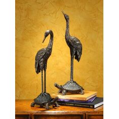 Decorative Accessories High Quality Furniture Pair Of Turtle Back Cranes