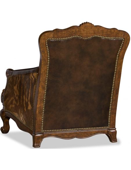 CHAIRS, Leather, Upholstered, Accent Deluxe Jungle Shadows Armchair