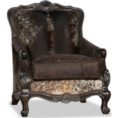CHAIRS, Leather, Upholstered, Accent High End Warmth of Winter Armchair
