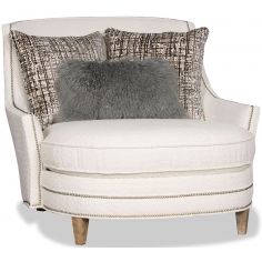 SETTEES, CHAISE, BENCHES Breathtaking Sophisticated in White Accent Chair