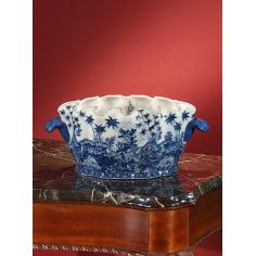 Decorative Accessories High Quality Furniture Porcelain Scalloped Planter